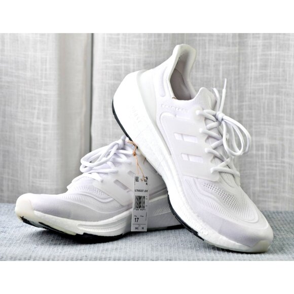 New! Size: 17 Men | Adidas Ultraboost Light | Triple White | GY9350 main image 10